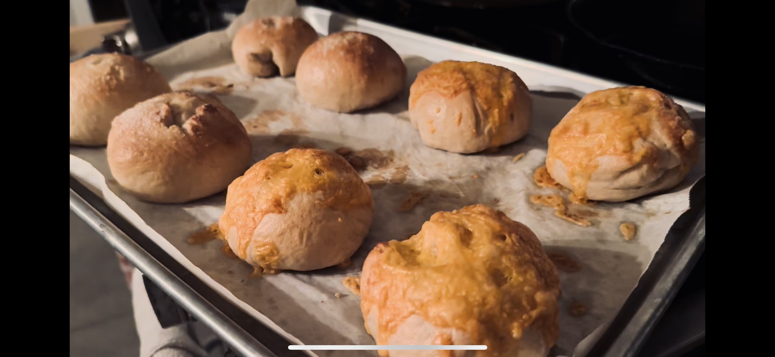 homemade sourdough bagels right out of oven